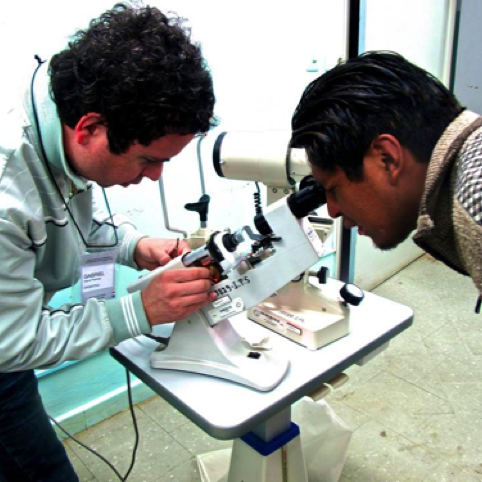 Ophthalmic equipment training in Paraguay